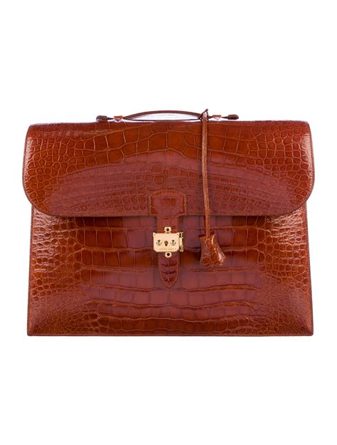 hermes sac a depeches 41 alligator